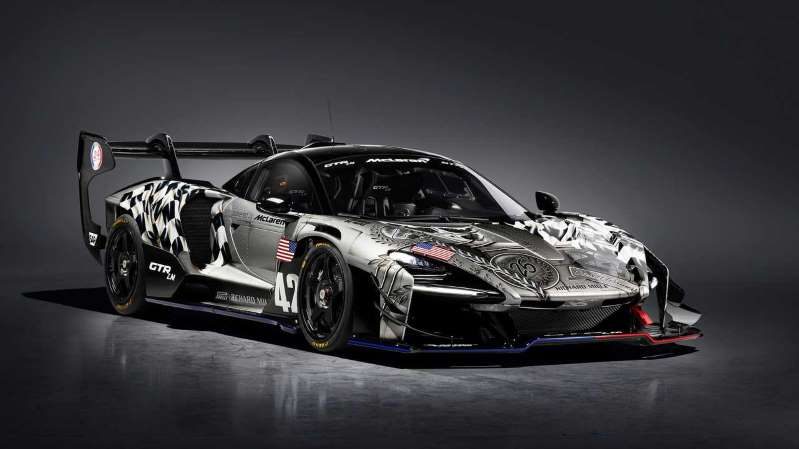 McLaren Senna GTR LM 825/5 art car